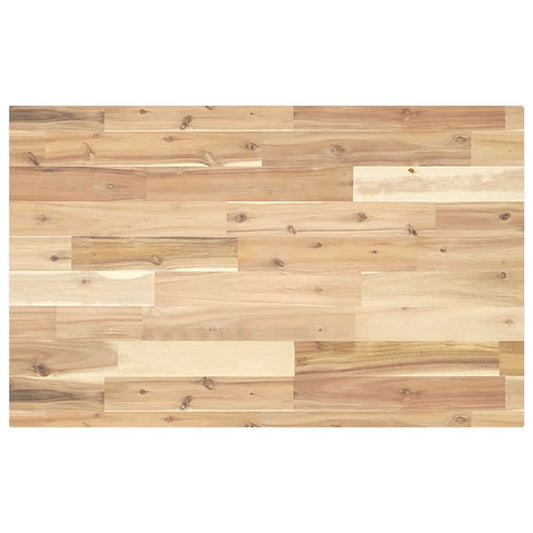 Tischplatte Rechteckig 120x50x4 cm Massivholz Akazie