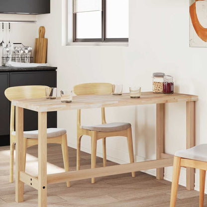 Tischplatte Rechteckig 120x60x4 cm Massivholz Akazie