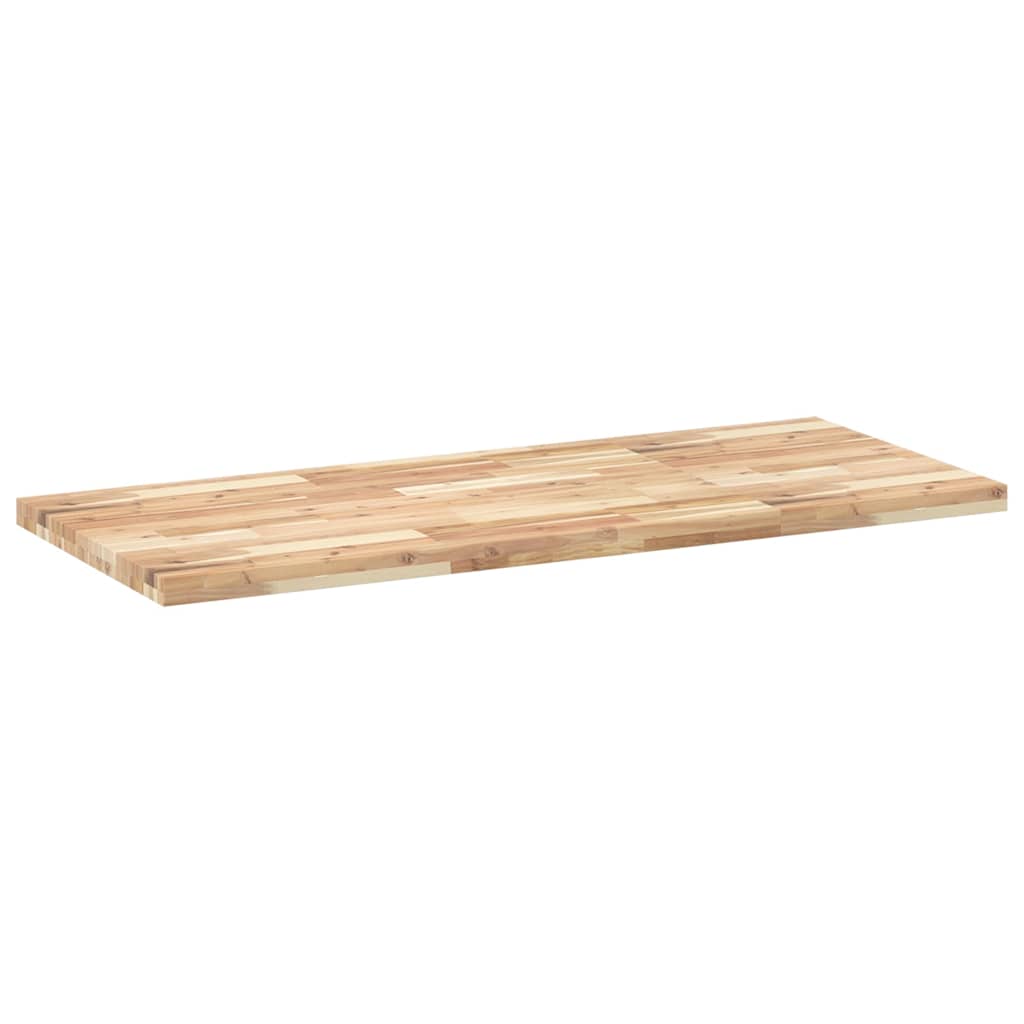 Tischplatte Rechteckig 140x60x4 cm Massivholz Akazie