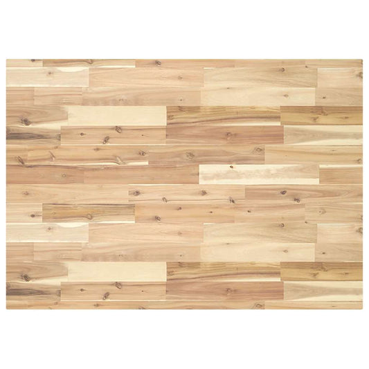 Tischplatte Rechteckig 120x70x4 cm Massivholz Akazie