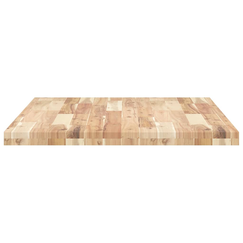 Tischplatte Rechteckig 120x70x4 cm Massivholz Akazie