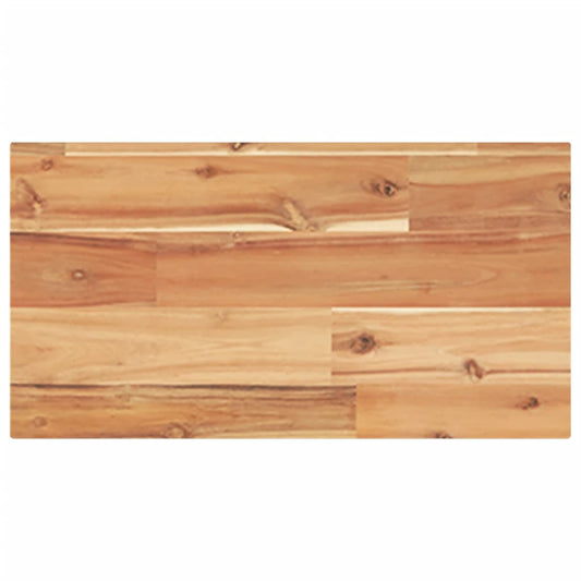 Tischplatte Rechteckig 60x20x2 cm Massivholz Akazie