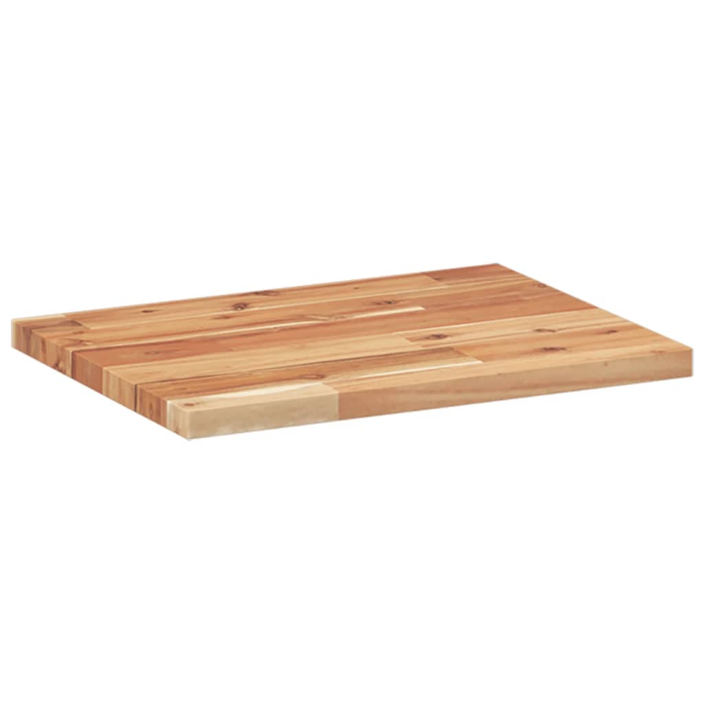 Tischplatte Rechteckig 60x30x2 cm Massivholz Akazie