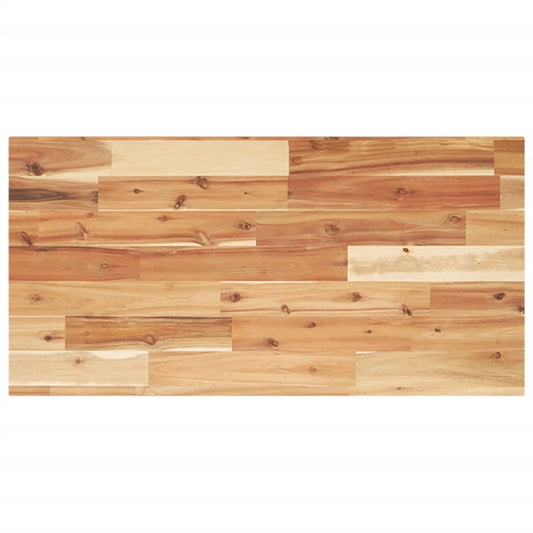 Tischplatte Rechteckig 60x40x2 cm Massivholz Akazie