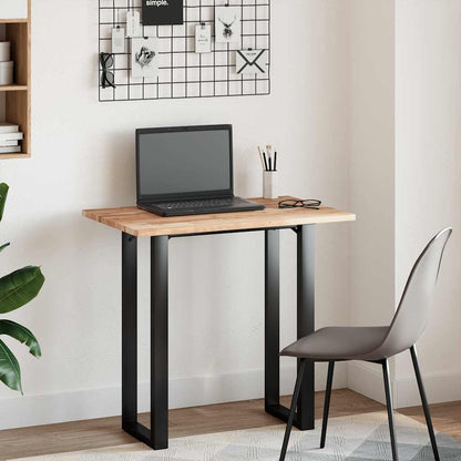 Tischplatte Rechteckig 60x50x2 cm Massivholz Akazie