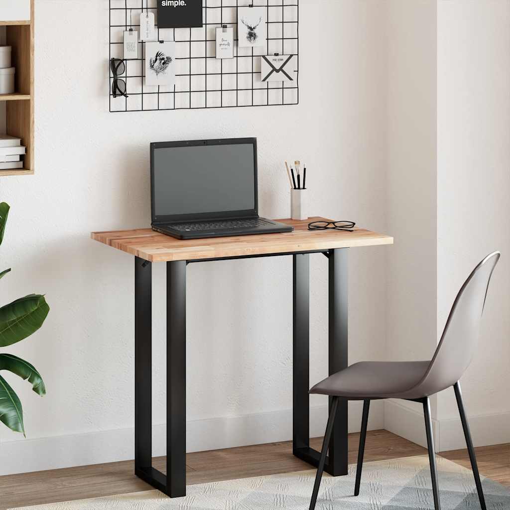 Tischplatte Rechteckig 100x50x2 cm Massivholz Akazie