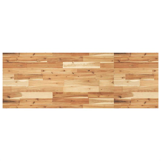 Tischplatte Rechteckig 120x50x2 cm Massivholz Akazie