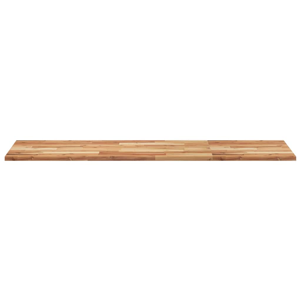 Tischplatte Rechteckig 120x50x2 cm Massivholz Akazie