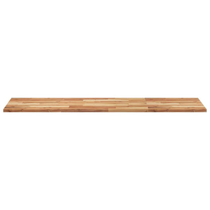 Tischplatte Rechteckig 120x50x2 cm Massivholz Akazie