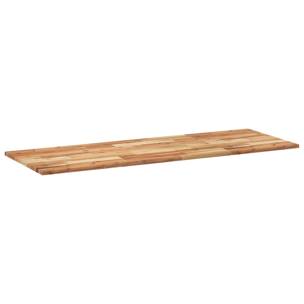 Tischplatte Rechteckig 120x50x2 cm Massivholz Akazie