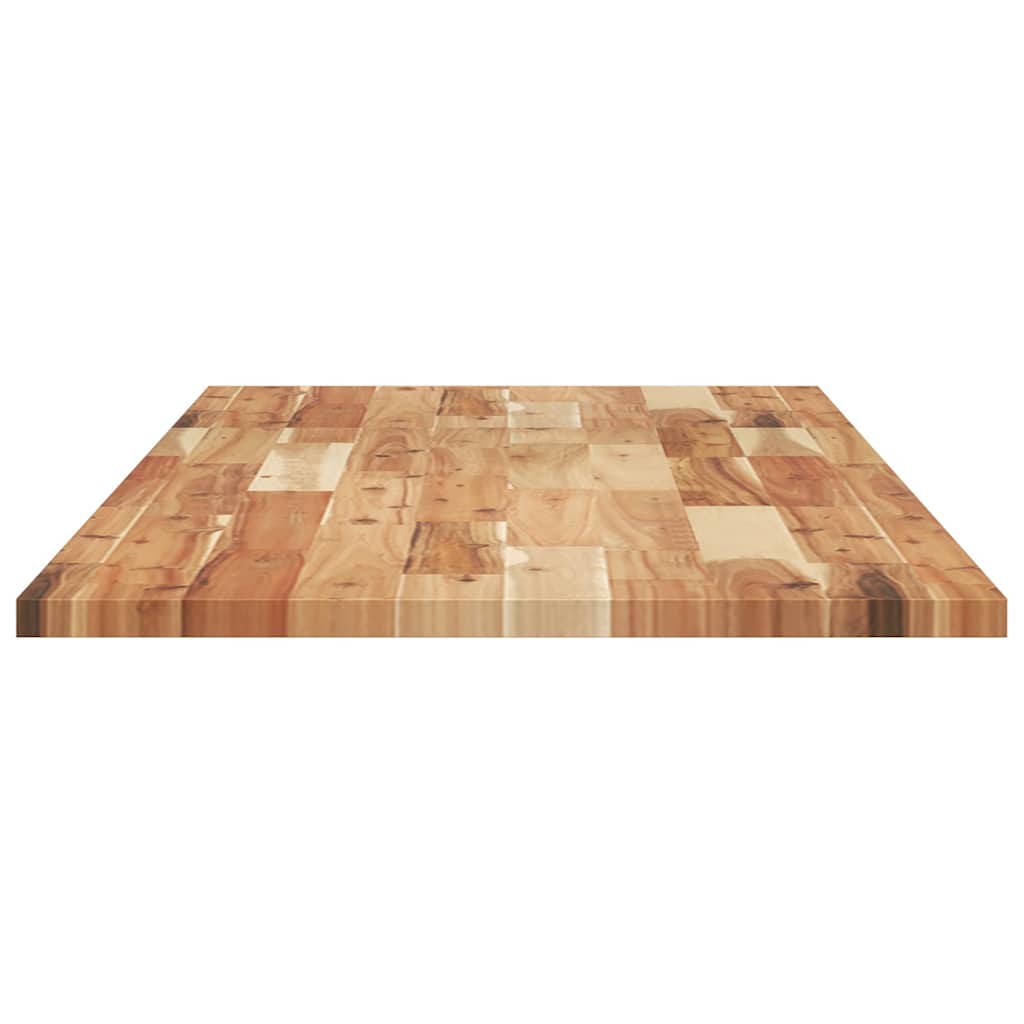 Tischplatte Rechteckig 120x50x2 cm Massivholz Akazie