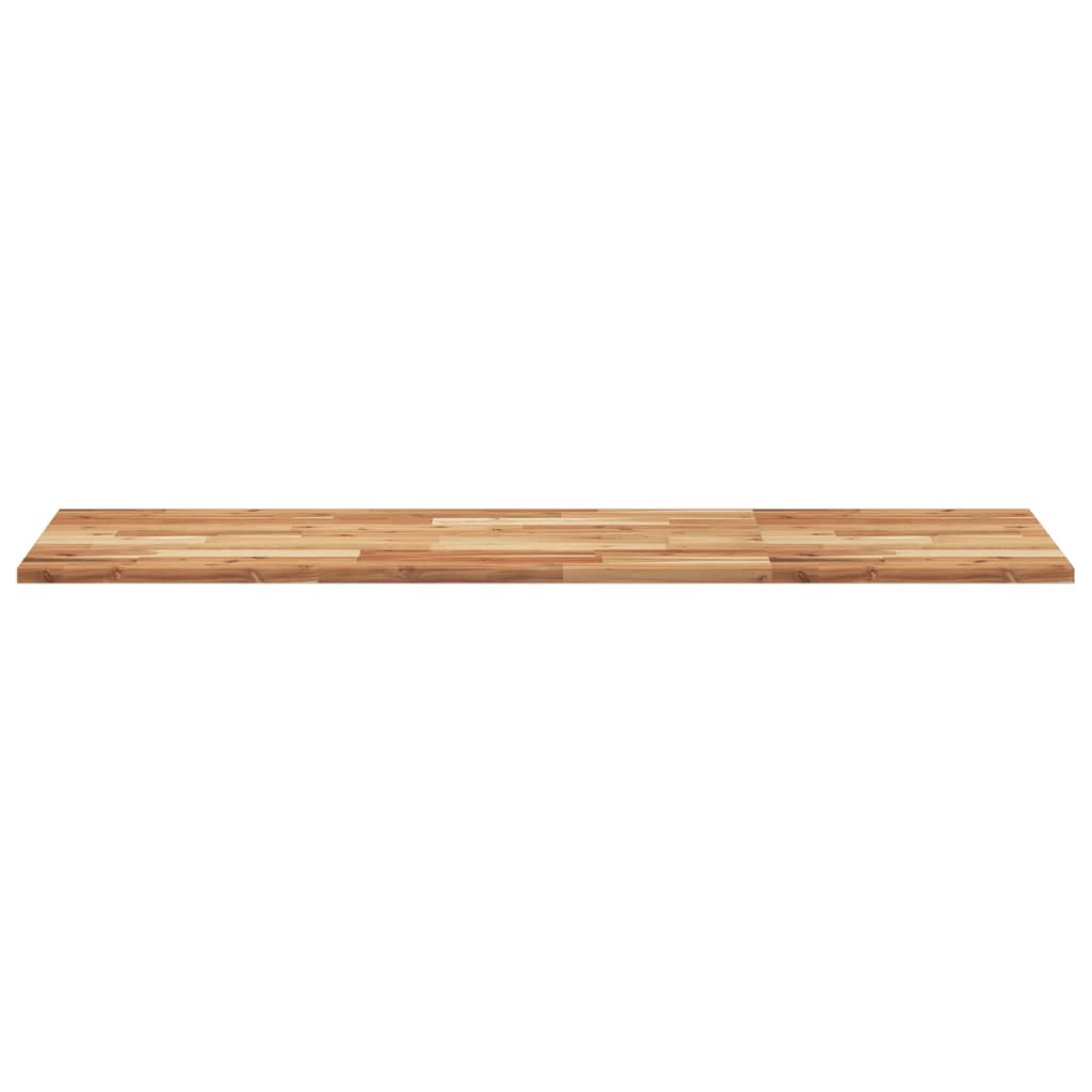 Tischplatte Rechteckig 140x50x2 cm Massivholz Akazie