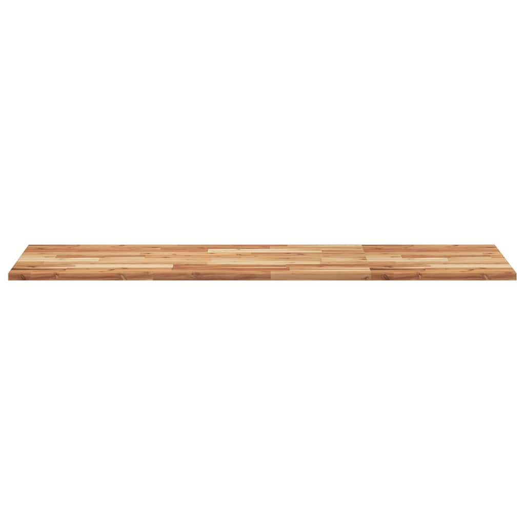 Tischplatte Rechteckig 140x50x2 cm Massivholz Akazie