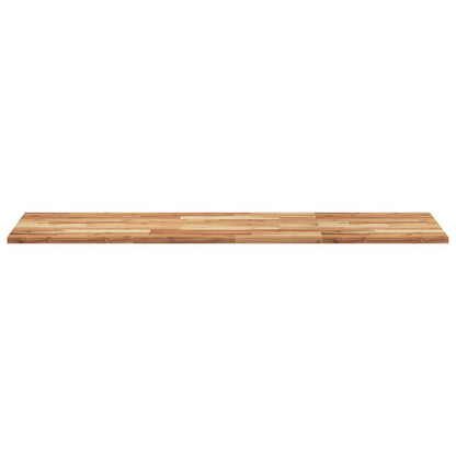 Tischplatte Rechteckig 140x50x2 cm Massivholz Akazie