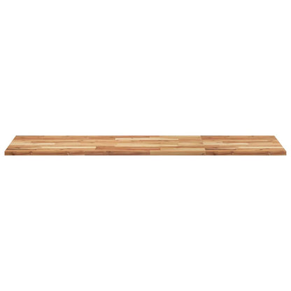 Tischplatte Rechteckig 160x50x2 cm Massivholz Akazie