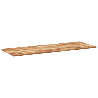 Tischplatte Rechteckig 160x50x2 cm Massivholz Akazie
