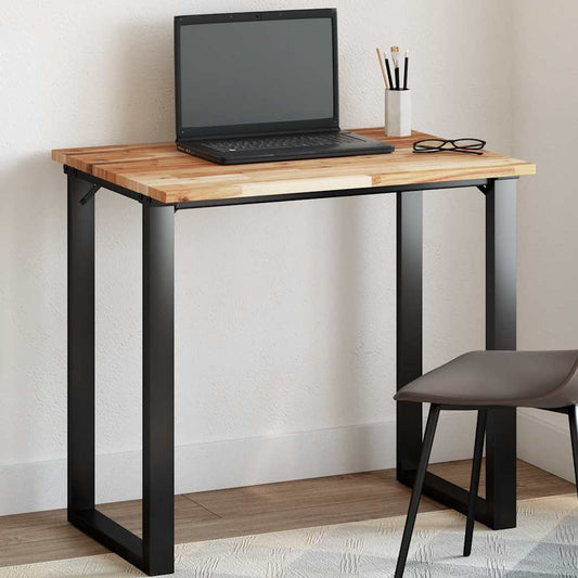 Tischplatte Rechteckig 80x60x2 cm Massivholz Akazie