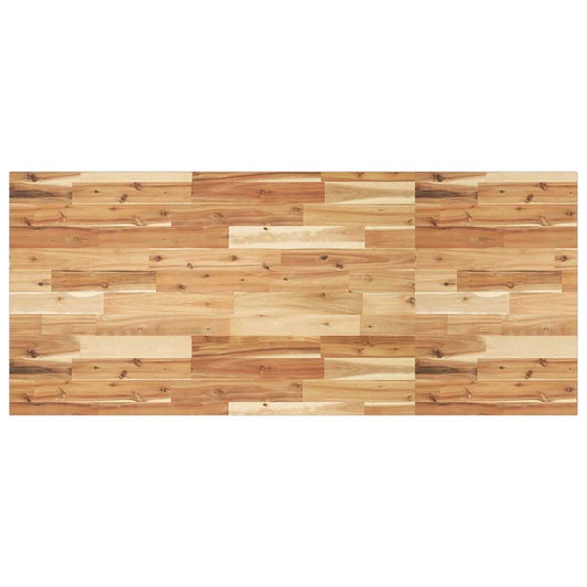 Tischplatte Rechteckig 120x60x2 cm Massivholz Akazie