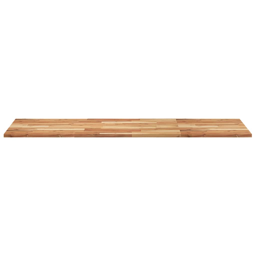 Tischplatte Rechteckig 120x60x2 cm Massivholz Akazie