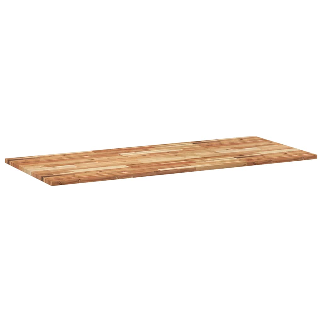 Tischplatte Rechteckig 120x60x2 cm Massivholz Akazie