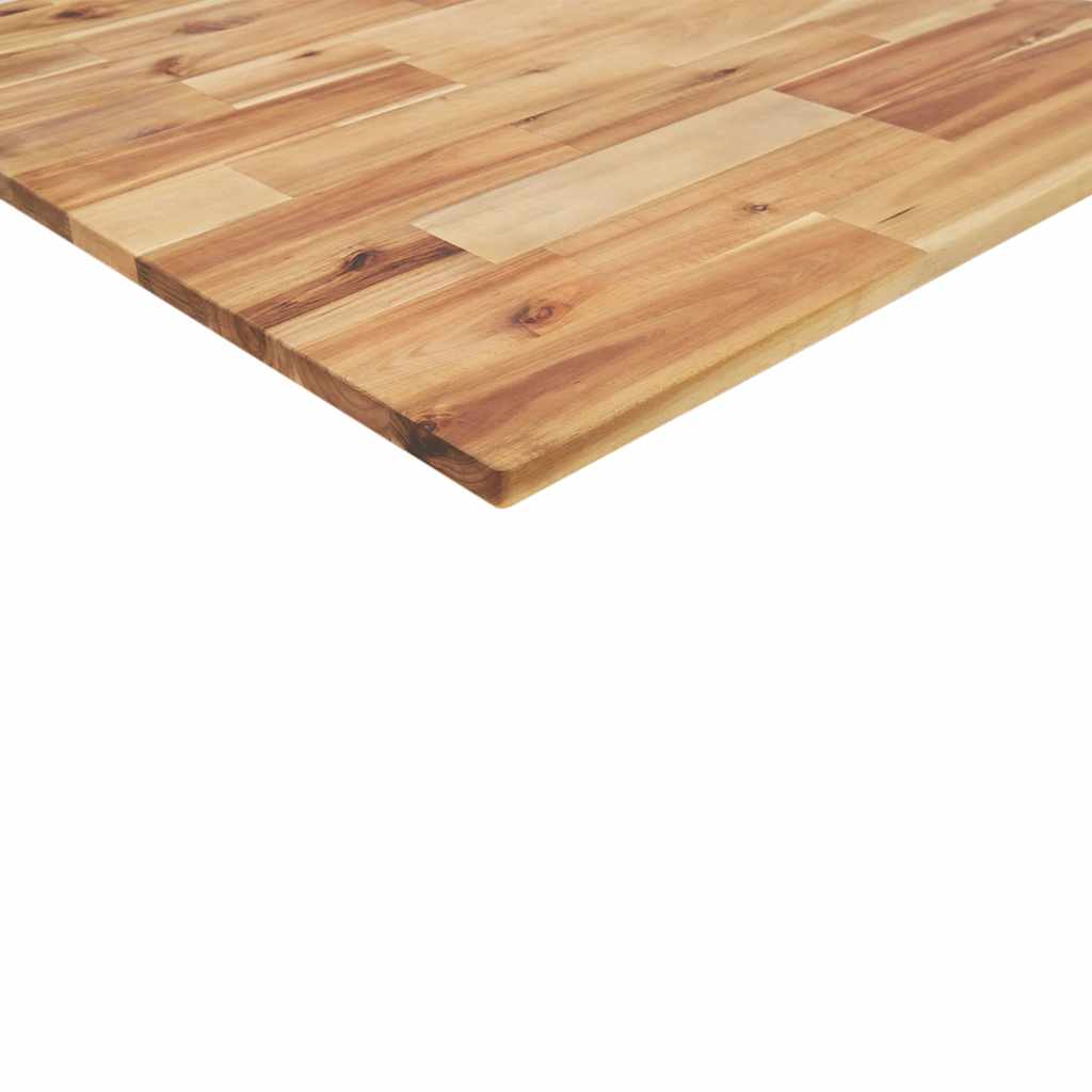Tischplatte Rechteckig 120x60x2 cm Massivholz Akazie