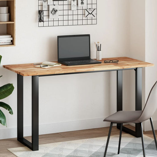 Tischplatte Rechteckig 120x60x2 cm Massivholz Akazie