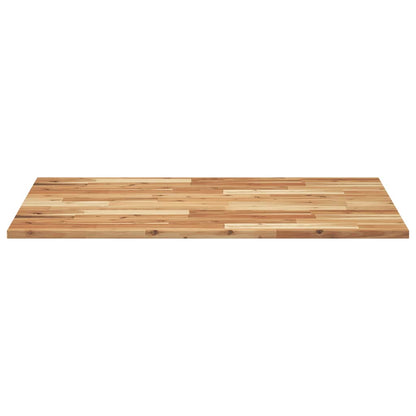 Tischplatte Rechteckig 80x70x2 cm Massivholz Akazie