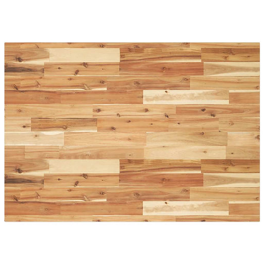 Tischplatte Rechteckig 100x70x2 cm Massivholz Akazie