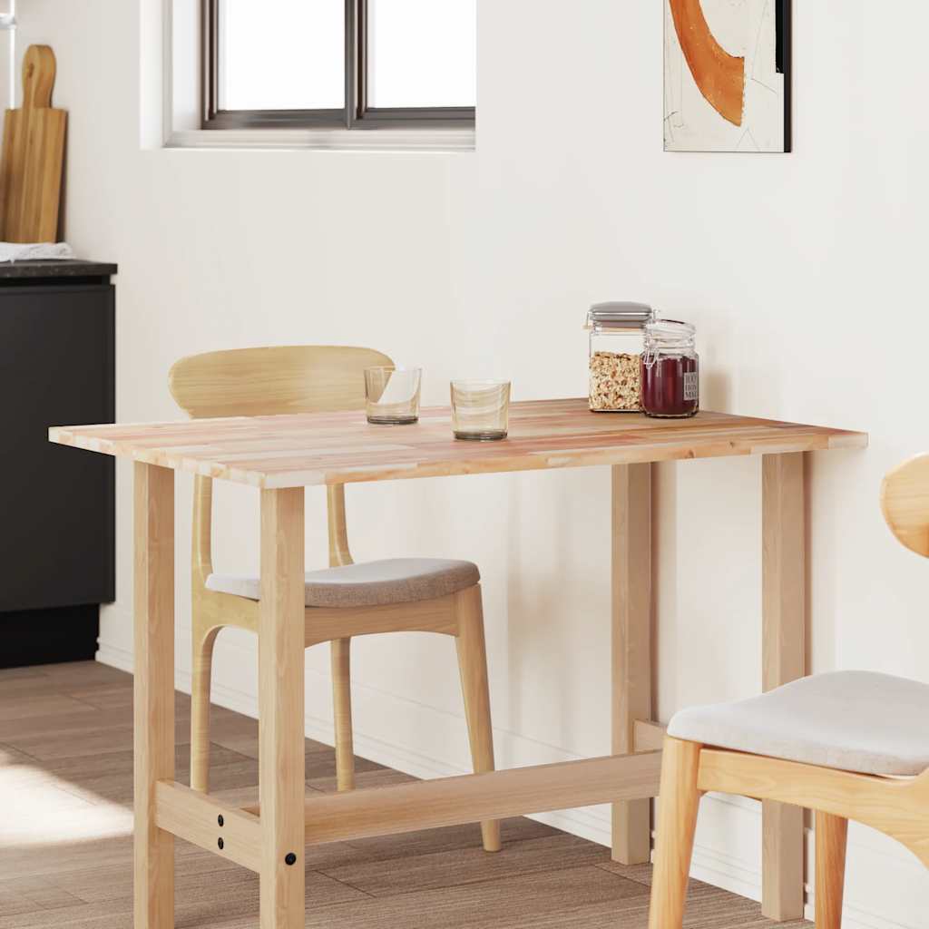 Tischplatte Rechteckig 100x70x2 cm Massivholz Akazie