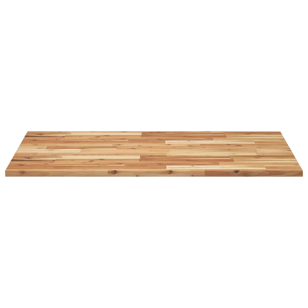 Tischplatte Rechteckig 100x70x2 cm Massivholz Akazie
