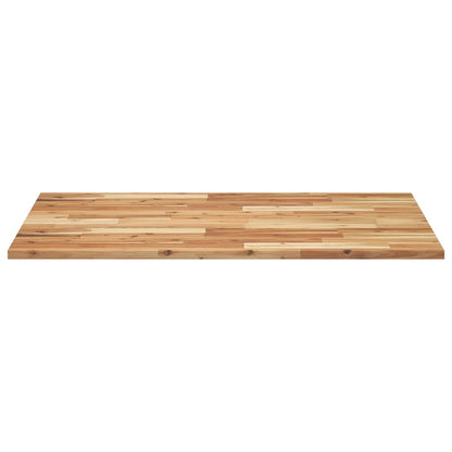 Tischplatte Rechteckig 100x70x2 cm Massivholz Akazie