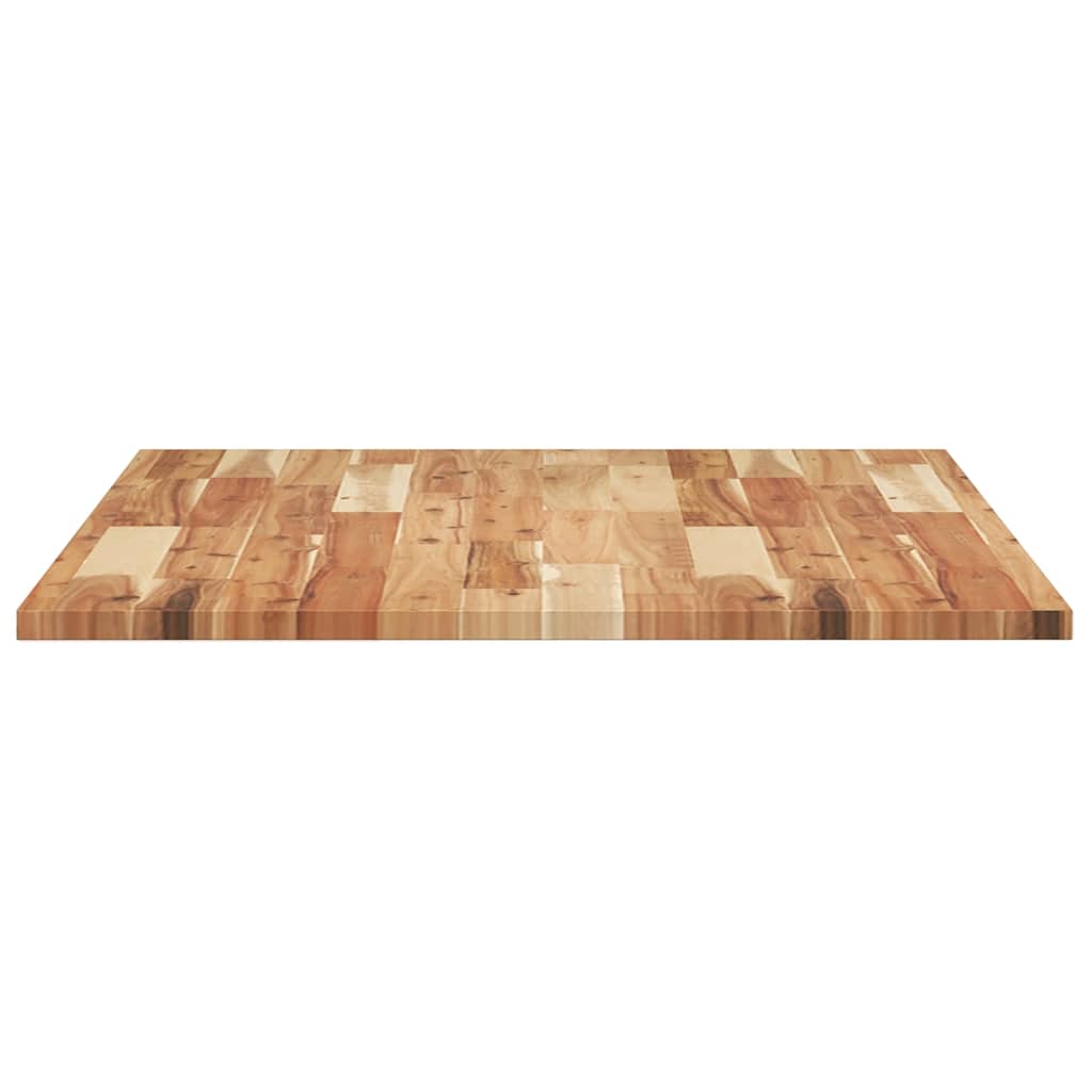 Tischplatte Rechteckig 100x70x2 cm Massivholz Akazie