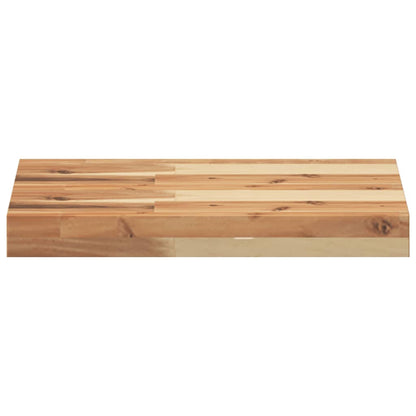 Tischplatte 40x30x4 cm Rechteckig Massivholz Akazie