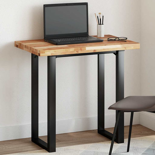 Tischplatte Rechteckig 60x50x4 cm Massivholz Akazie