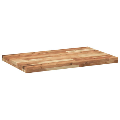 Tischplatte Rechteckig 140x50x4 cm Massivholz Akazie