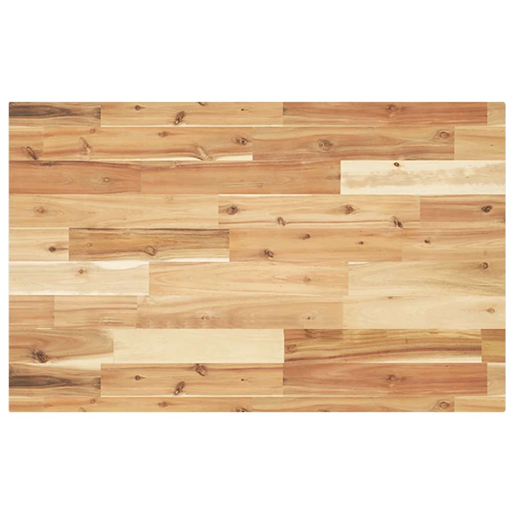 Tischplatte Rechteckig 160x50x4 cm Massivholz Akazie