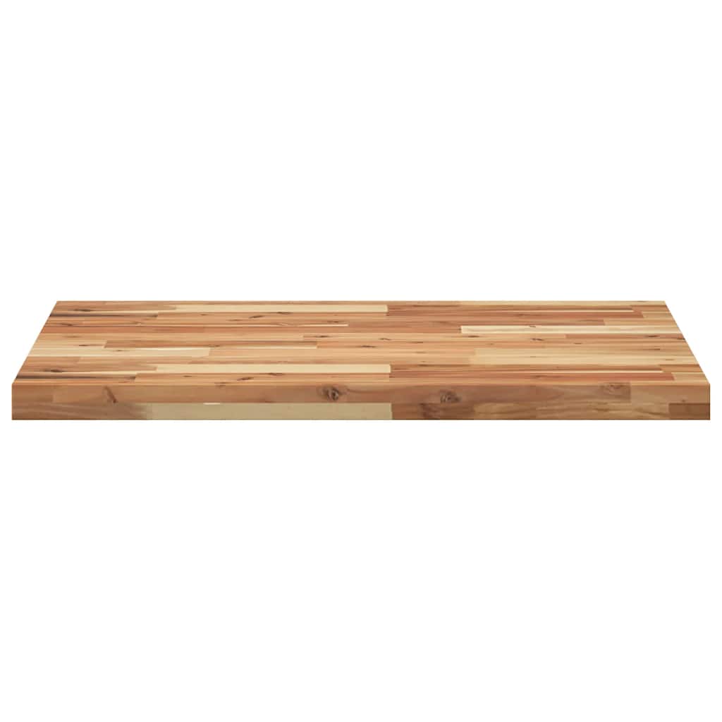 Tischplatte Rechteckig 100x60x4 cm Massivholz Akazie