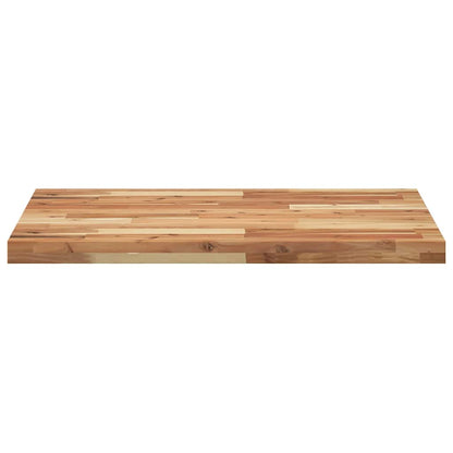 Tischplatte Rechteckig 100x60x4 cm Massivholz Akazie
