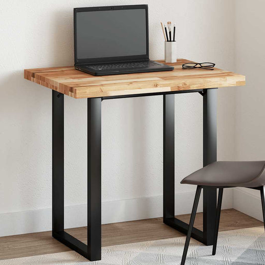 Tischplatte Rechteckig 100x60x4 cm Massivholz Akazie