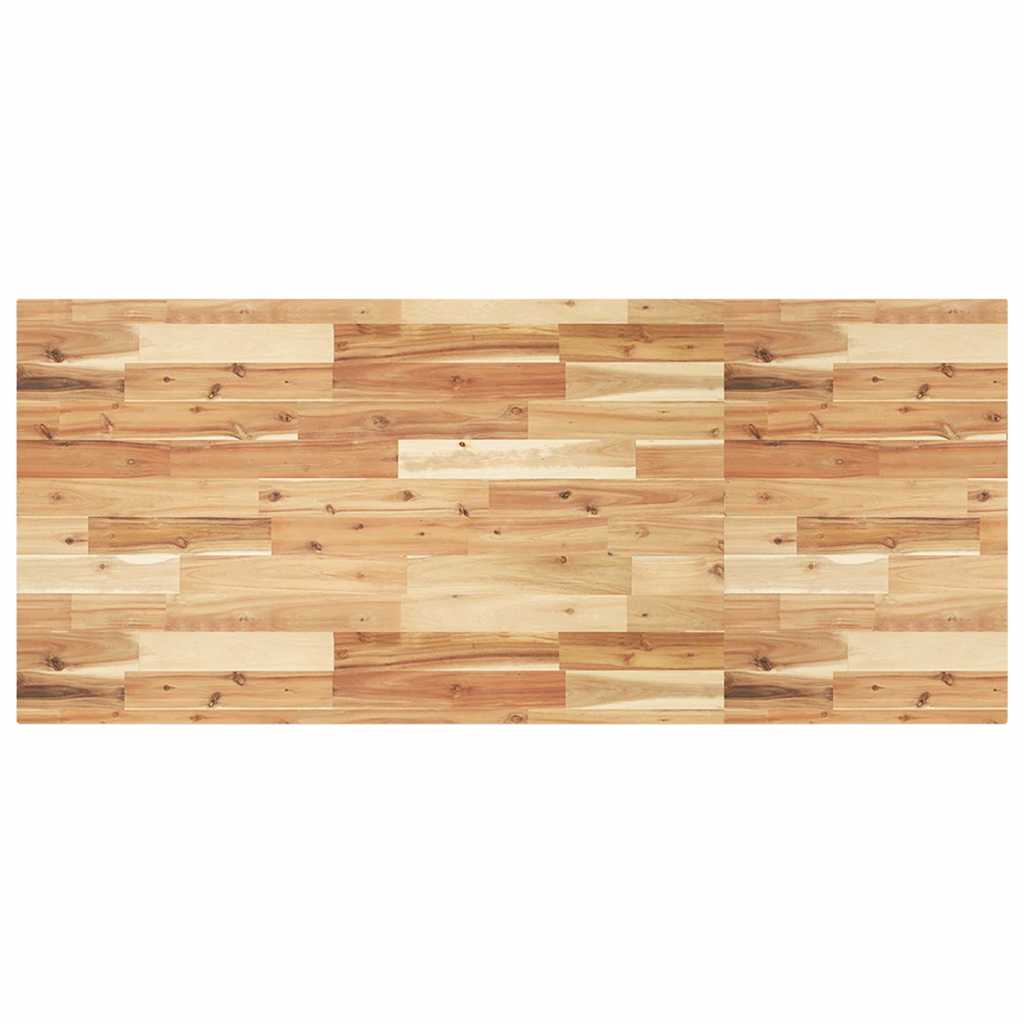 Tischplatte Rechteckig 120x60x4 cm Massivholz Akazie