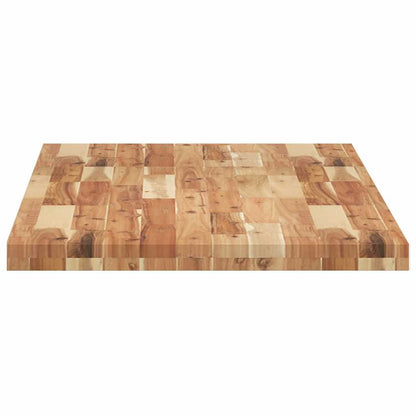 Tischplatte Rechteckig 120x60x4 cm Massivholz Akazie