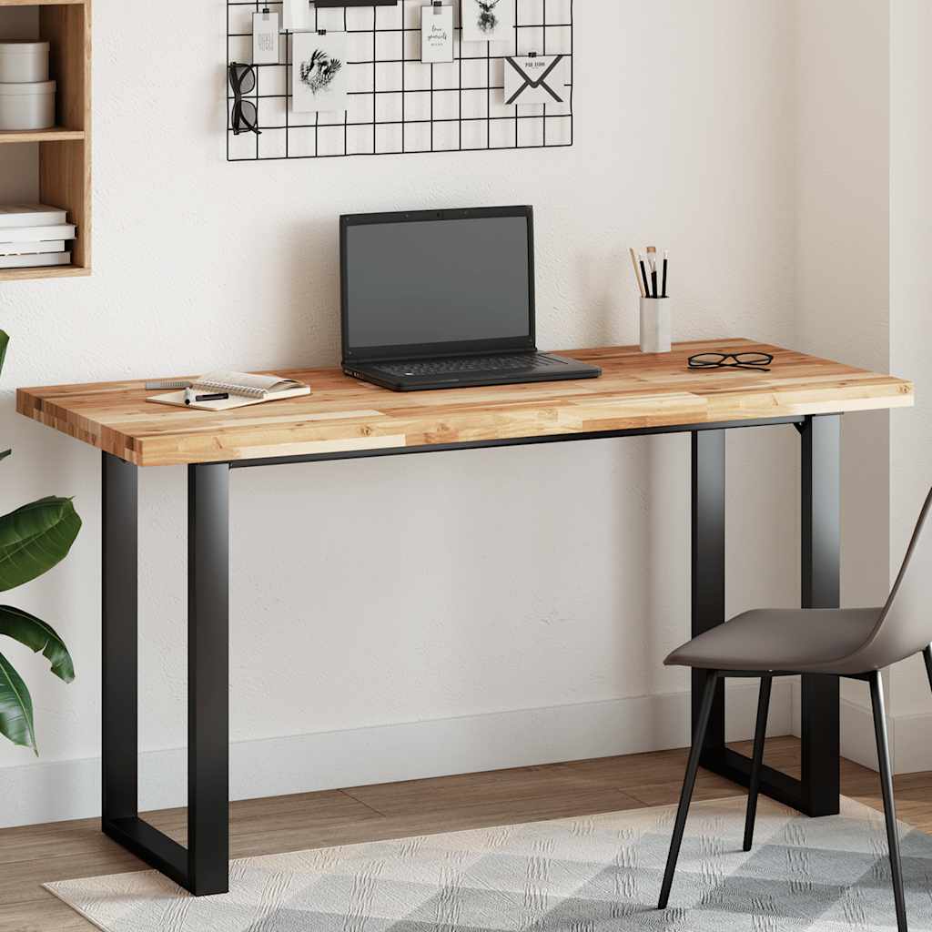 Tischplatte Rechteckig 120x60x4 cm Massivholz Akazie