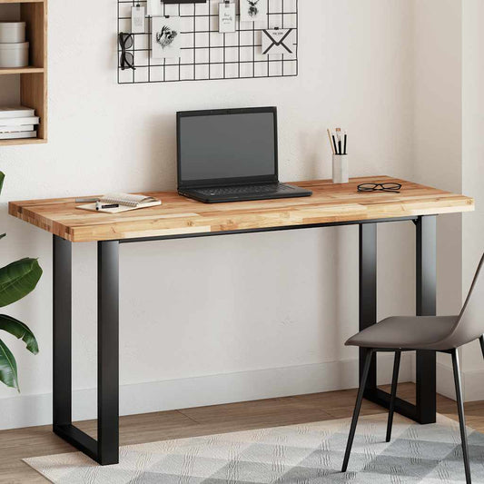 Tischplatte Rechteckig 120x60x4 cm Massivholz Akazie