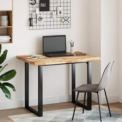 Tischplatte Rechteckig 80x70x4 cm Massivholz Akazie