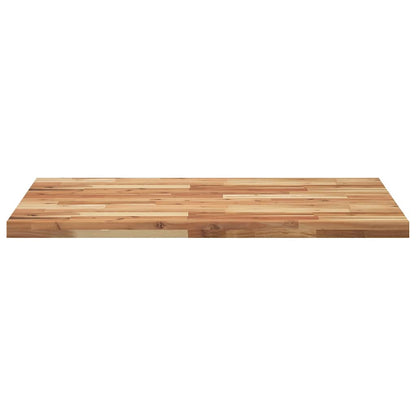 Tischplatte Rechteckig 100x70x4 cm Massivholz Akazie