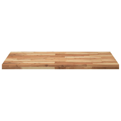 Tischplatte Rechteckig 120x70x4 cm Massivholz Akazie
