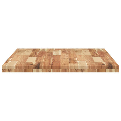 Tischplatte Rechteckig 120x70x4 cm Massivholz Akazie