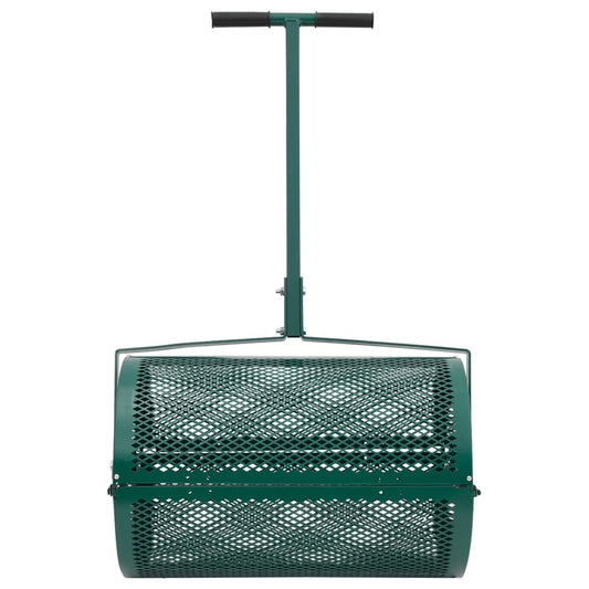 Kompost-Streuer 75L Grün Ø40x60 cm Stahl