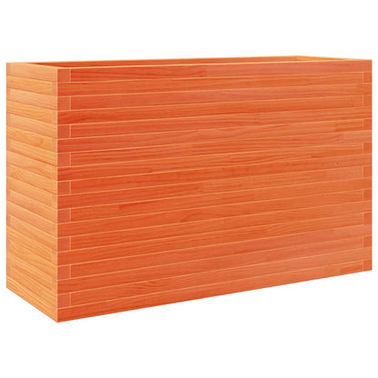 Plantekrukkevoks brun 110x40x68,5 cm massivt fyrretræ