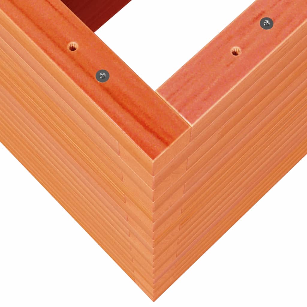 Plantekrukkevoks brun 110x40x68,5 cm massivt fyrretræ